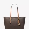 Bolso grande de mano Quinn con logotipo de firma y piel Bolso grande de mano Quinn con logotipo de firma y piel