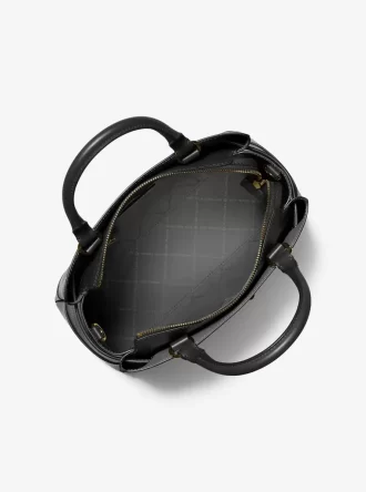 Bolso grande de piel granulada Reed