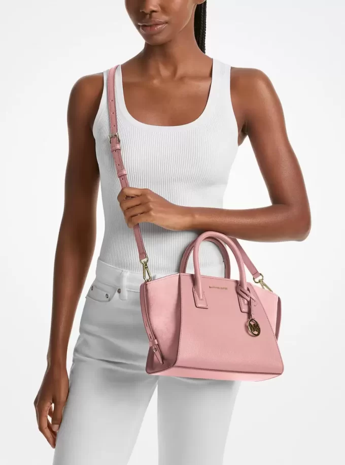 Bolso pequeño Avril de piel granulada Bolso pequeño Avril de piel granulada