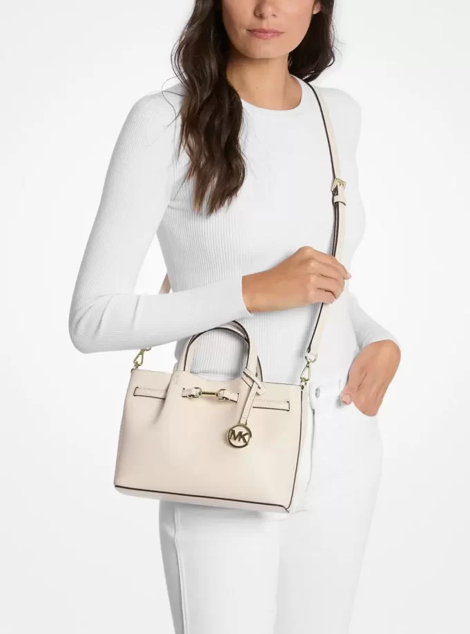 Bolso pequeño Carson de piel granulada