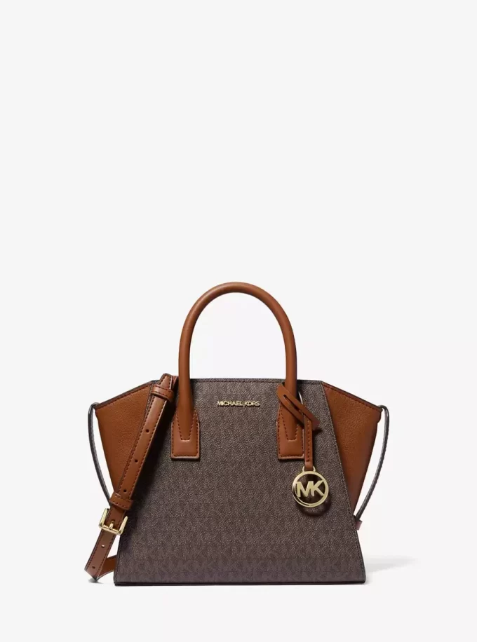 Bolso pequeño de piel con logo de Avril Bolso pequeño de piel con logo de Avril