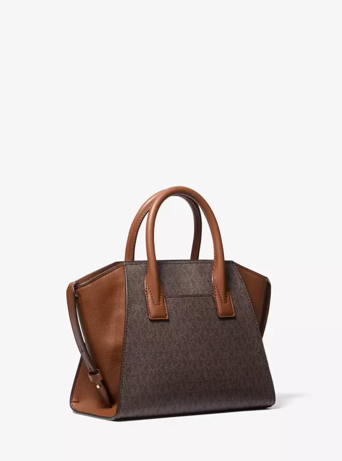 Bolso pequeño de piel con logo de Avril Bolso pequeño de piel con logo de Avril