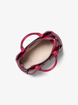 Bolso pequeño Reed de piel granulada