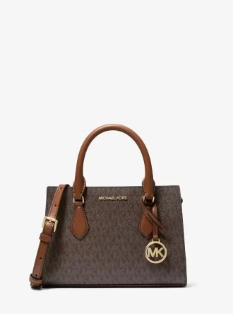 Bolso pequeño tipo cartera Sheila con el logotipo de la firma