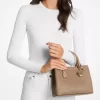 Bolso satchel Camille pequeño con logotipo de firma Bolso satchel Camille pequeño con logotipo de firma