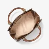Bolso satchel convertible mediano con logotipo de la firma Marilyn