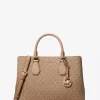 Bolso satchel grande con logotipo de Camille Bolso satchel grande con logotipo de Camille
