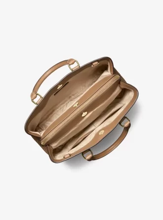 Bolso satchel grande con logotipo de Camille