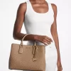 Bolso satchel grande con logotipo de Camille Bolso satchel grande con logotipo de Camille