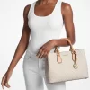 Bolso satchel grande con logotipo de Camille Bolso satchel grande con logotipo de Camille