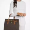 Bolso satchel grande con logotipo de firma Hamilton Moderne Bolso satchel grande con logotipo de firma Hamilton Moderne