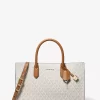 Bolso satchel mediano con logotipo de firma de Scarlett Bolso satchel mediano con logotipo de firma de Scarlett