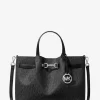 Bolso satchel mediano con logotipo de la firma Carson