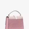 Bolso satchel mediano con logotipo de la firma Greenwich Bolso satchel mediano con logotipo de la firma Greenwich