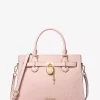 Bolso satchel mediano con logotipo de la firma Hamilton