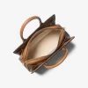 Bolso satchel mediano con logotipo de la firma Laila Bolso satchel mediano con logotipo de la firma Laila
