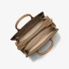 Bolso satchel mediano con logotipo de la firma Laila Bolso satchel mediano con logotipo de la firma Laila