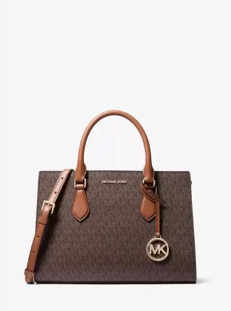 Bolso satchel mediano con logotipo de Sheila