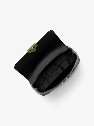 Bolso satchel mediano de cuero acolchado Tribeca