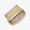 Bolso satchel mediano de piel metalizada Tribeca Bolso satchel mediano de piel metalizada Tribeca