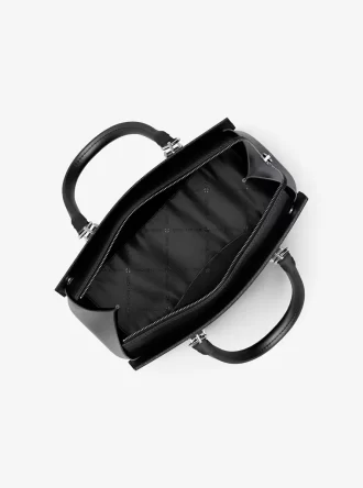 Bolso satchel mediano de piel saffiano Marilyn