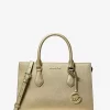 Bolso satchel mediano metálico Sheila