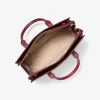 Bolso satchel mediano Sheila con logo de la firma ombré