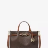 Bolso satchel pequeño con el logotipo de la firma Carson