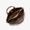 Bolso satchel pequeño con el logotipo de la firma Carson