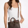 Bolso satchel pequeño con el logotipo de la firma Carson