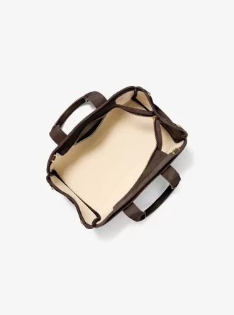 Bolso satchel pequeño de ante Romee
