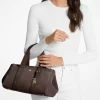 Bolso satchel pequeño de ante Romee