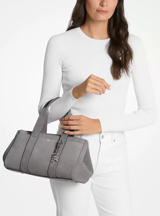Bolso satchel pequeño de ante Romee Bolso satchel pequeño de ante Romee