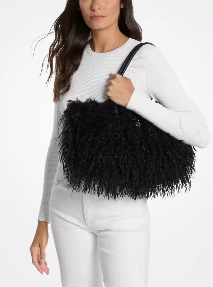 Bolso satchel pequeño de piel sintética de oveja Hamilton Moderne Bolso satchel pequeño de piel sintética de oveja Hamilton Moderne