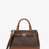 Bolso satchel Reed Extra-Small con el logotipo de la firma