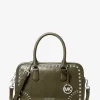 Bolso Thompson mediano con tachuelas desgastadas Bolso Thompson mediano con tachuelas desgastadas