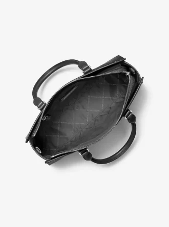 Bolso tipo cartera Arden mediano con logotipo impreso.
