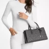 Bolso tipo cartera Arden mediano con logotipo impreso.