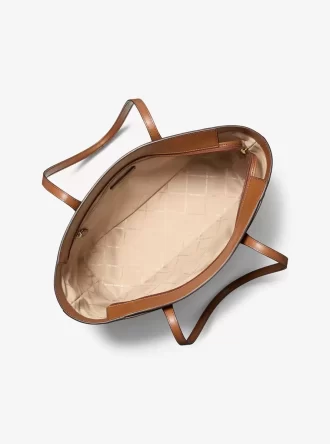 Bolso tote Arden grande con cierre superior y logotipo estampado de la firma