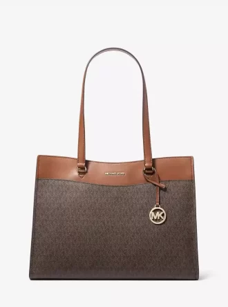 Bolso tote con el logotipo de la firma Jet Set grande