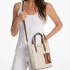 Bolso tote convertible pequeño Vincent con logo de la firma y tarjetero