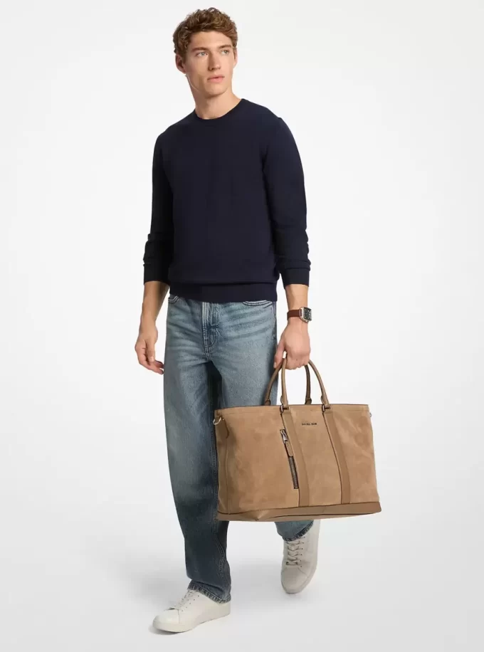 Bolso tote de gamuza Hudson