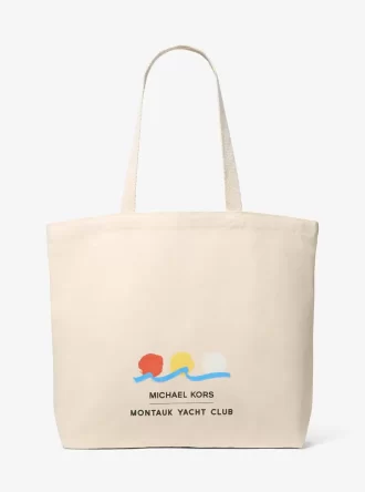 Bolso tote de lona de algodón Michael Kors x Montauk Yacht Club