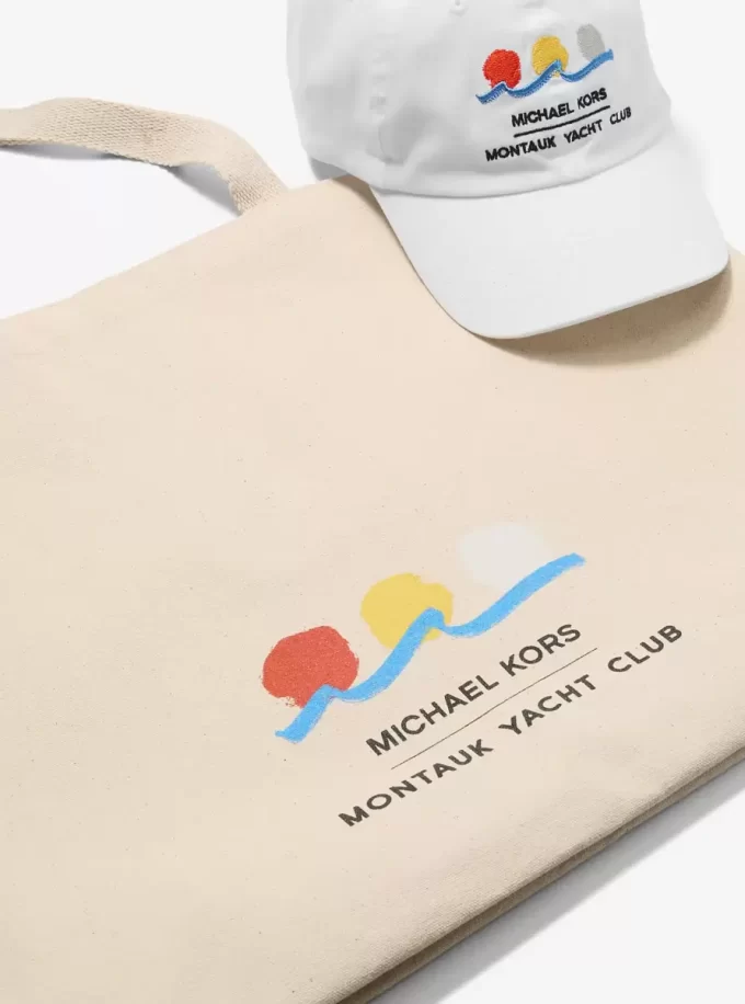 Bolso tote de lona de algodón Michael Kors x Montauk Yacht Club Bolso tote de lona de algodón Michael Kors x Montauk Yacht Club