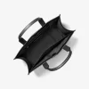 Bolso tote de piel granulada con el logotipo de Cooper en relieve Bolso tote de piel granulada con el logotipo de Cooper en relieve