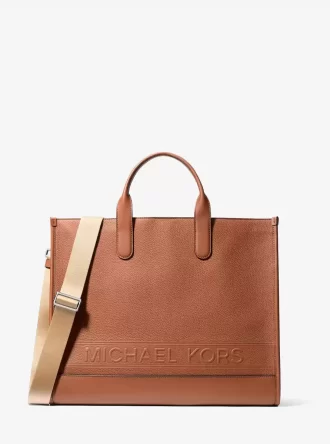 Bolso tote de piel granulada Hudson
