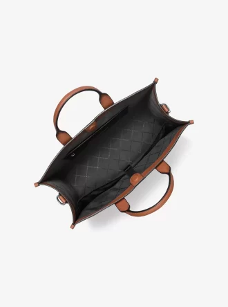 Bolso tote de piel granulada Hudson