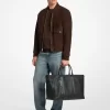 Bolso tote de piel granulada Hudson