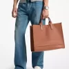 Bolso tote de piel granulada Hudson