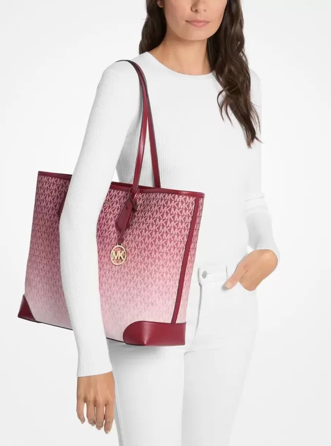 Bolso tote Eva Large Ombré con el logo de la firma Bolso tote Eva Large Ombré con el logo de la firma